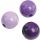Koraliki drewniane Knorr Prandell mix fioletowy, 8mm